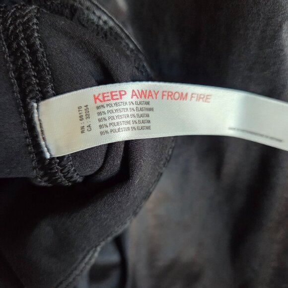 Intimately Free People Straight Up Long Sleeve Mock Neck Top Shiny Black Size XL - Picture 8 of 9